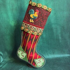 Handmade one of a kind Christmas stocking